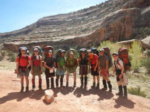 Senior Matt Thacker, far left, attended The Mountain Institute in Colorado during second semester of the 2012-13 school year.