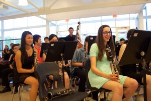 Wind Ensemble playing in POPS Night