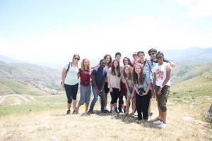 Sophomore Elinor Graham in Armenia this past summer