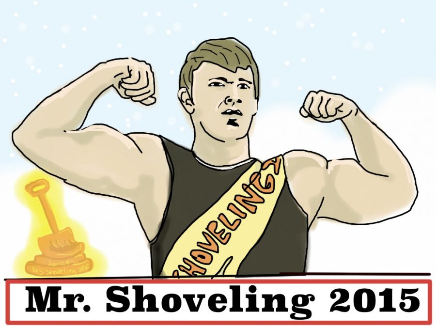 Cartoon: Mr. Shoveling