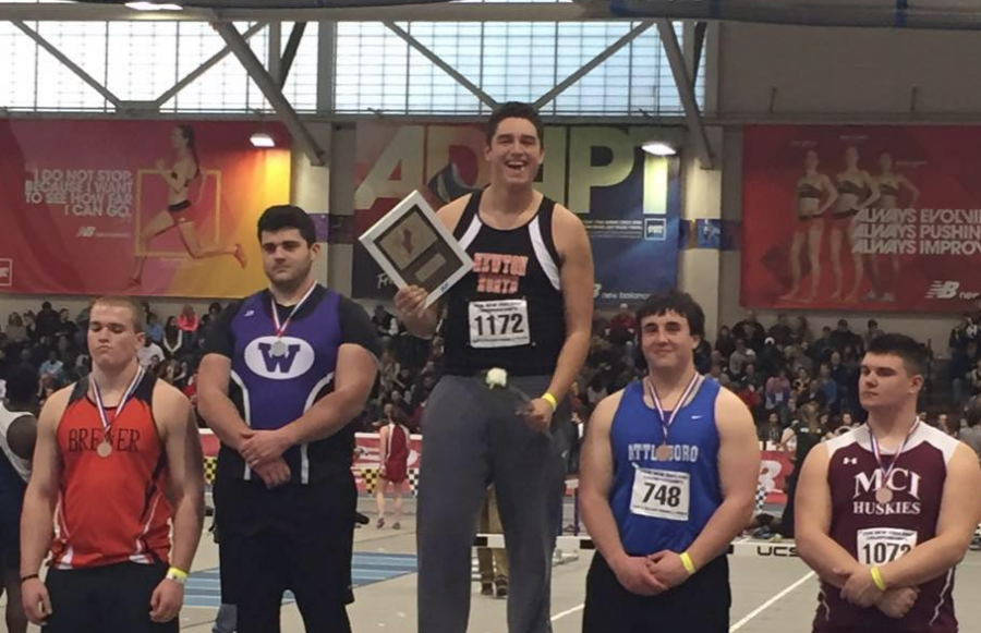 Eddy Acuna places first in New England for shot put