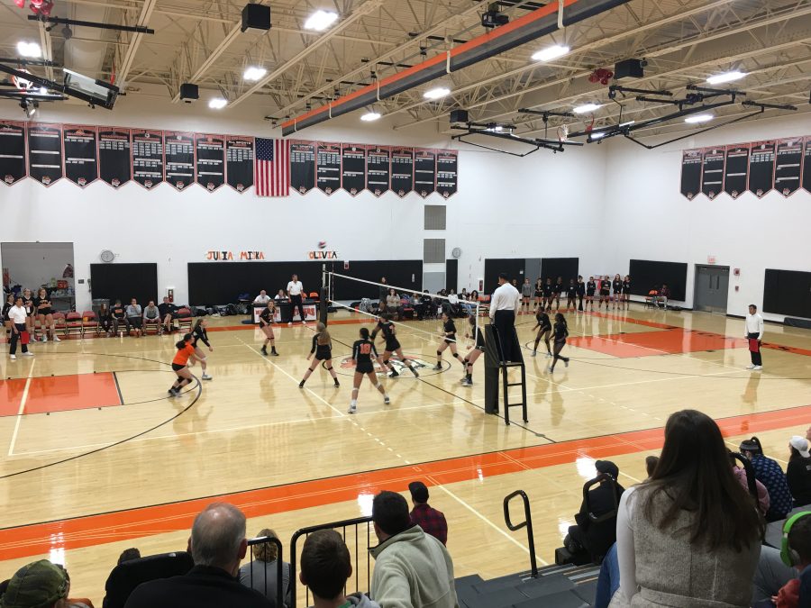 Girls' volleyball defeats Cambridge Rindge and Latin in sectional semifinals