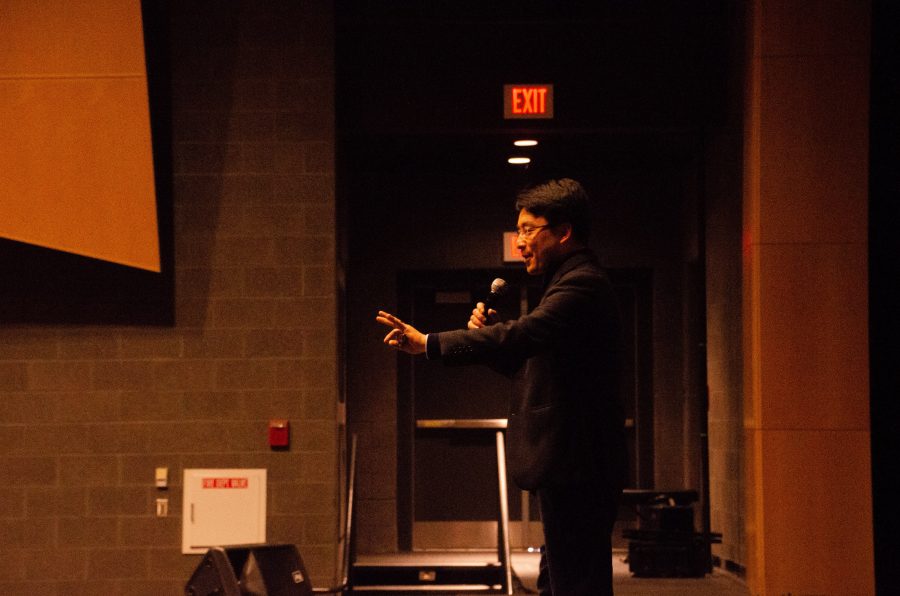 Professor at the Harvard Graduate School of Education Junlei Li discussed his work in child development during Asian Culture Day, Wednesday. Feb. 12. 
