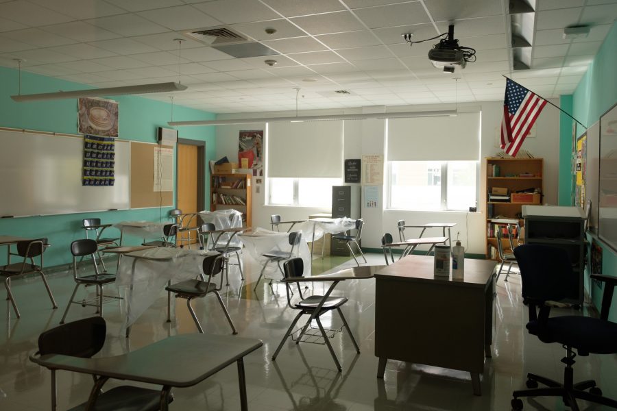 Norths classrooms will remain empty to start the new school year. (photo by Ian Dickerman)