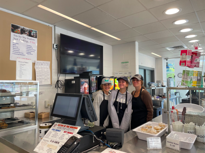 Students work the register at the Tiger's Loft Bistro Thursday, Oct. 10.