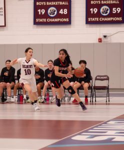 Junior Nikki Rao looks for a layup Friday, Feb. 28. 